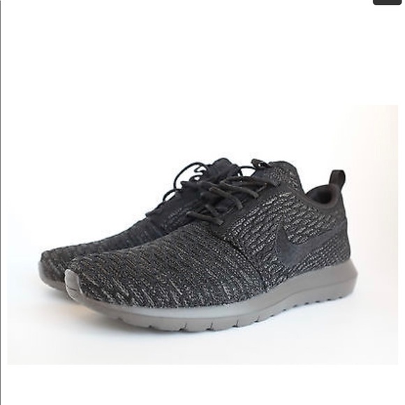 nike roshe run flyknit midnight fog
